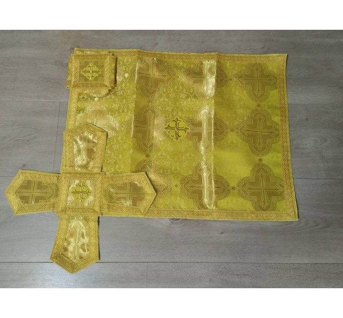 Orthodox Chalice Covers from greek brocade 