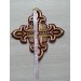 Orthodox Set of 17 embroidered crosses for Orthodox vestments