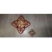 Orthodox Set of 18 embroidered crosses for Orthodox vestments crosses for sewing