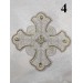 Set of 14 embroidered crosses for vestments with stones