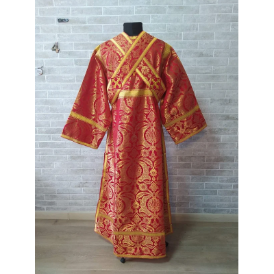 Red subdeacon's vestment - Orthodox Vestment for subdeacon - sticharion