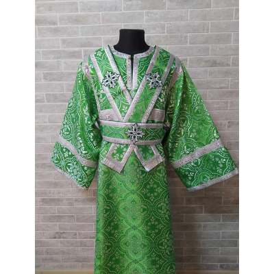 Green subdeacon's vestment - Orthodox Vestment for subdeacon - sticharion