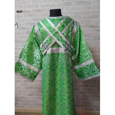 Green subdeacon's vestment - Orthodox Vestment for subdeacon - sticharion