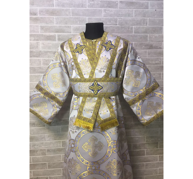 Subdeacon's alb - Vestment - Orthodox subdeacon's set - Liturgical clothes