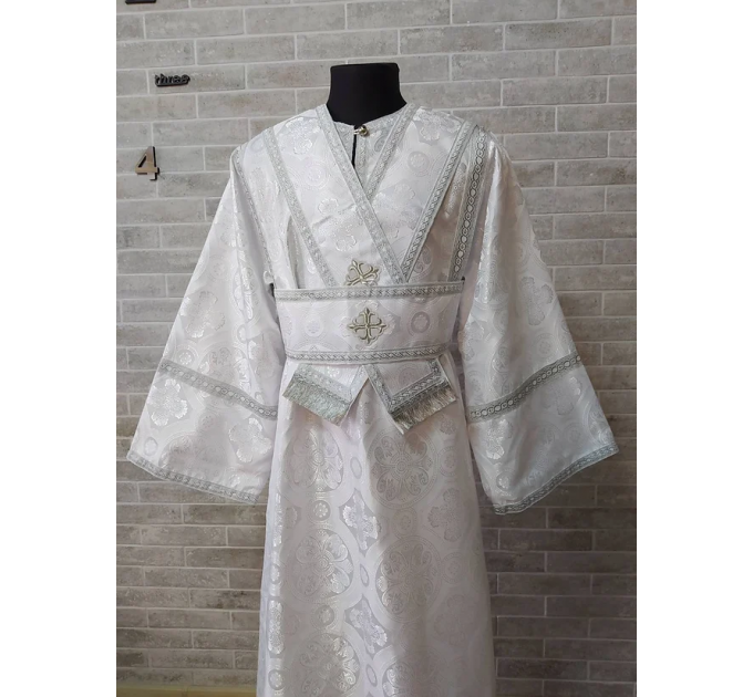 Subdeacon's alb - Vestment - Orthodox subdeacon's set - Liturgical garment set