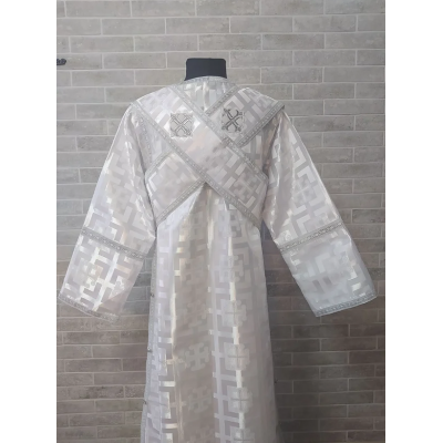 Subdeacon's white alb - Vestment - Orthodox subdeacon's set - Liturgical garment