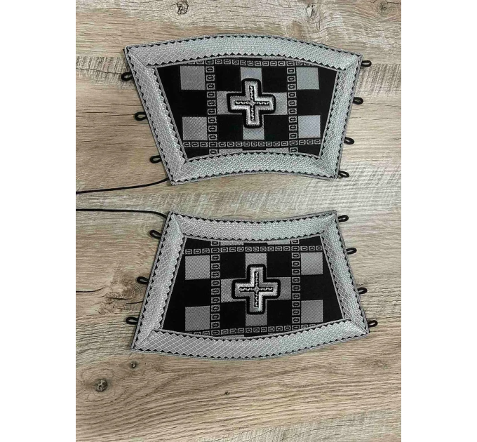 Black deacon's vestment set - Deacon's alb - Orthodox Vestment - Stichar, orar