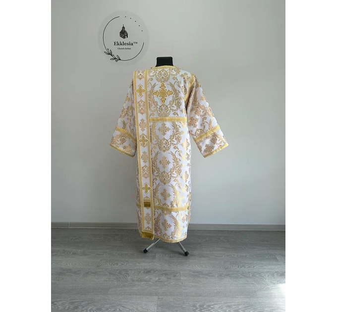 Orthodox stichar with single or double orar - deacon's vestment - Stikharion