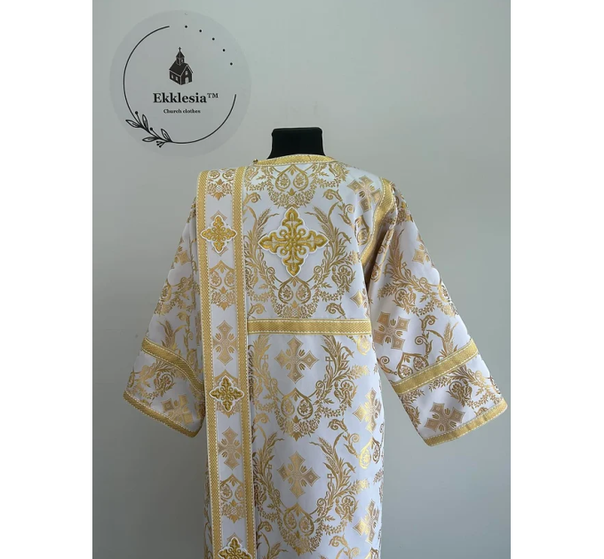 Orthodox stichar with single or double orar - deacon's vestment - Stikharion