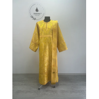 Brocade vestment for deacon - Stichar and orar in yellow-gold brocade