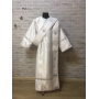 Protodeacon's ordination vestment - Stichar and orar in white brocade - Deacon
