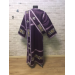 Deacon's embroidered vestment - Stichar and orar with silver embroidery