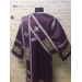 Deacon's embroidered vestment - Stichar and orar with silver embroidery