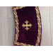 Combined velvet and brocade Deacon's vestments set - Deacon's alb - Orthodox