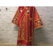 Combined velvet and brocade Deacon's vestments set - Deacon's alb - Orthodox