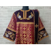 Combined velvet and brocade Deacon's vestments set - Deacon's alb - Orthodox