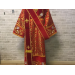 Combined velvet and brocade Deacon's vestments set - Deacon's alb - Orthodox