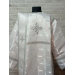 White/silver Deacon's sticharion - Yellow/maroon Orthodox Vestment - Deacons set