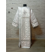 White/silver Deacon's sticharion - Yellow/maroon Orthodox Vestment - Deacons set