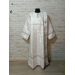 White/silver Deacon's sticharion - Yellow/maroon Orthodox Vestment - Deacons set