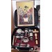 Liturgical travel communion set, priest's set for traveling, priests communion bowl 