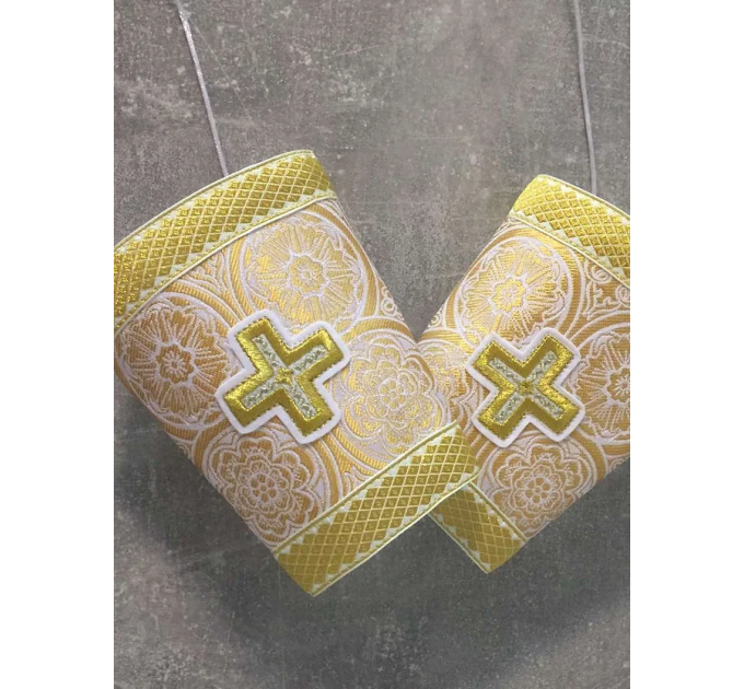 Protodeacon's vestment - Church costume - Sticharion, orar, cuffs in brocade