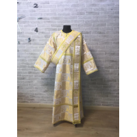 Protodeacon's vestment - Church costume - Sticharion, orar, cuffs in brocade