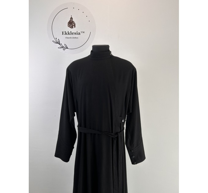 Slavic style Orthodox cassock in viscose - Cassock for a priest - Clergy clothes