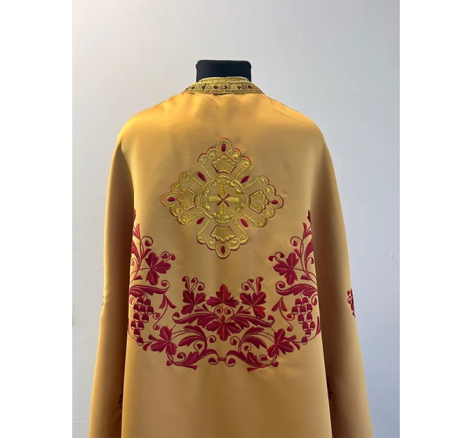 Embroidered priest vestment - Liturgical vestment for priest