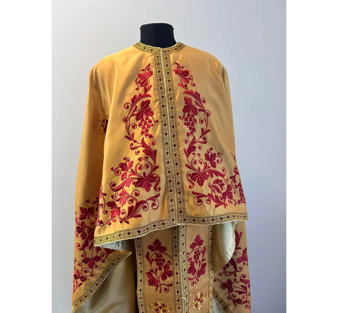 Embroidered priest vestment - Liturgical vestment for priest
