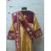 Combined velvet and brocade Protodeacon's sticharion with Double Greek orarion