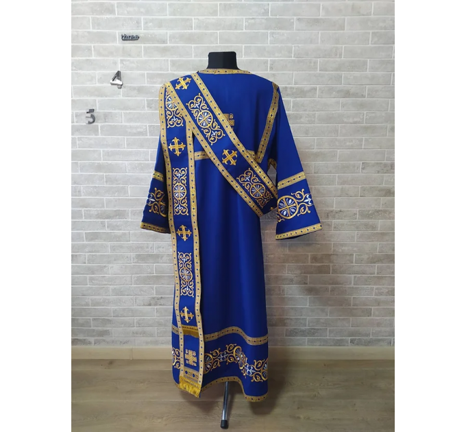 Protodeacon's sticharion - Deacon's embroidered alb - Orthodox Vestment stikhar