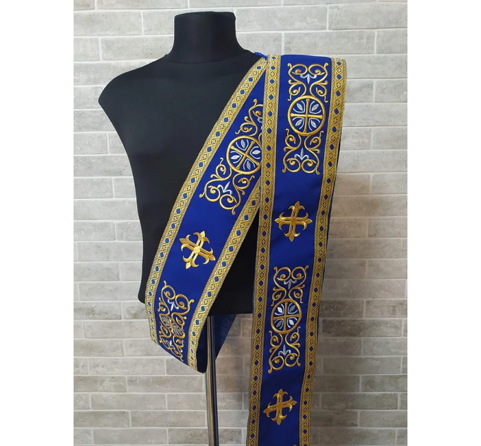 Protodeacon's sticharion - Deacon's embroidered alb - Orthodox Vestment stikhar