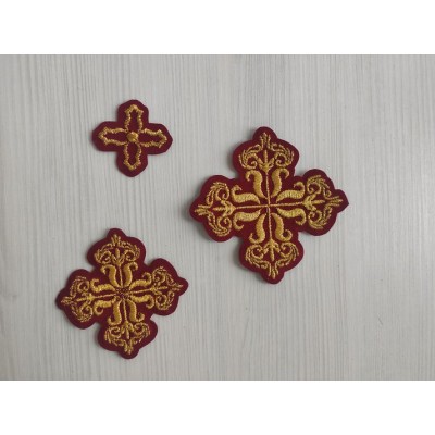 Crosses set for bishop's vestment - Set of 23 crosses - Vestments crosses set