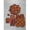 Crosses set for bishop's vestment - Set of 23 crosses - Vestments crosses set