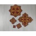 Crosses set for bishop's vestment - Set of 23 crosses - Vestments crosses set