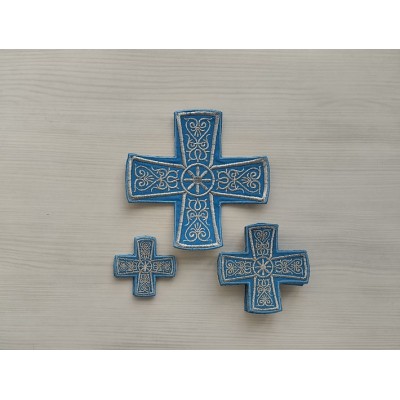 Deacon vestment's 10 crosses - Set of crosses for deacon liturgical vestment