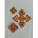 Deacon vestment's 10 crosses set - Set of crosses for deacon liturgical clothes