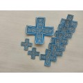 Deacon vestment's 10 crosses - Set of crosses for deacon liturgical vestment