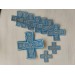 Deacon vestment's 10 crosses - Set of crosses for deacon liturgical vestment