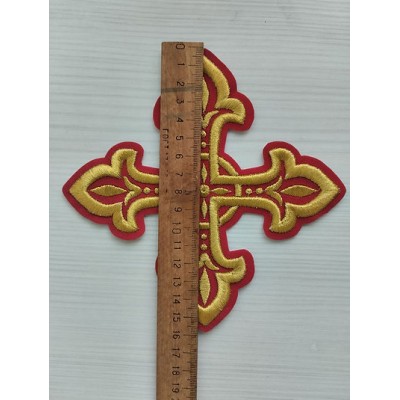 Deacon vestment's 10 crosses set - Set of crosses for deacon liturgical clothes