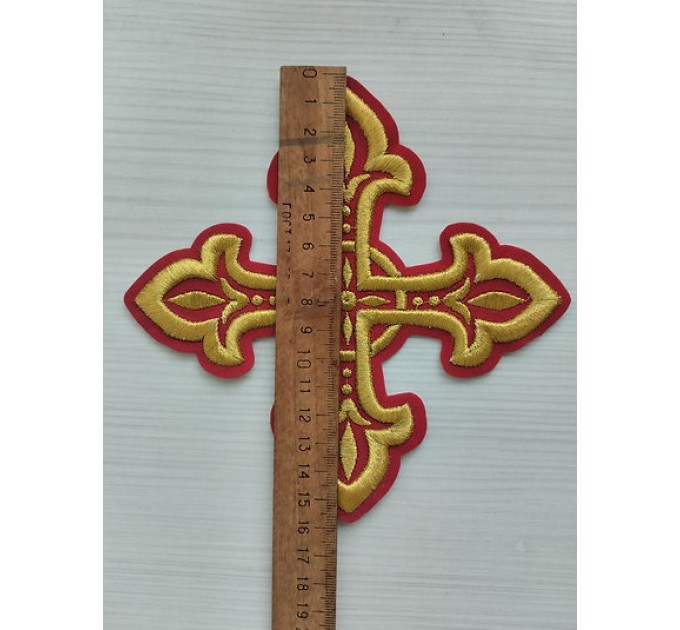 Deacon vestment's 10 crosses set - Set of crosses for deacon liturgical clothes