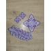 Deacon vestment's 10 crosses set - Set of crosses for deacon vestment