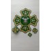 Holy Spirit crosses - Set of crosses - Vestments crosses set - 14 crosses set