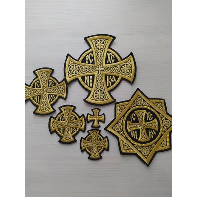 NIKA crosses - Set of crosses - Vestments crosses set - Crosses set - 14 crosses