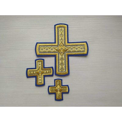 Deacon vestment's crosses - Set of crosses for deacon vestment - Deacon's set