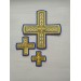 Deacon vestment's crosses appliques set