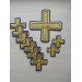 Deacon vestment's crosses appliques set