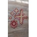 Orthodox Set of 17 embroidered crosses for Orthodox vestments sewing supplies