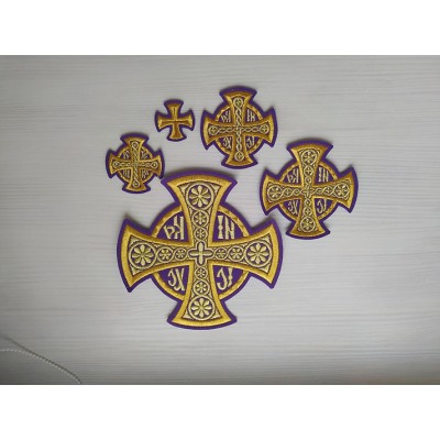 NIKA crosses - Set of crosses - Vestments crosses set - Crosses set - 13 crosses